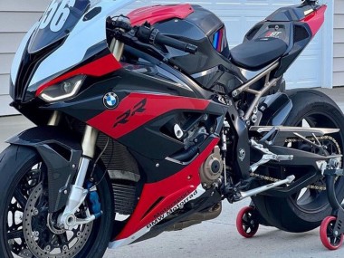 Billigste BMW S1000RR Motorrad Verkleidung 2019-2022 - Rot Schwarz Weiss