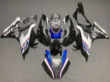 Billigste BMW S1000RR Motorrad Verkleidung 2019-2022 - Schwarz Blau Weiss Rot HP