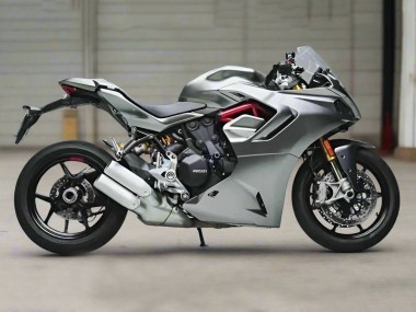 Billigste Ducati 2021-2024 Ducati Supersport 950/950S Motorrad Verkleidung 2021-2024 - Silber