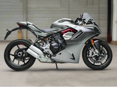 Billigste Ducati 2021-2024 Ducati Supersport 950/950S Motorrad Verkleidung 2021-2024 - Silber