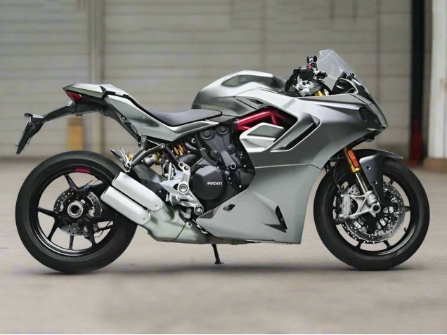 Billigste Ducati 2021-2024 Ducati Supersport 950/950S Motorrad Verkleidung 2021-2024 - Silber
