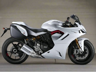 Billigste Ducati 2021-2024 Ducati Supersport 950/950S Motorrad Verkleidung 2021-2024 - Perl Weiss