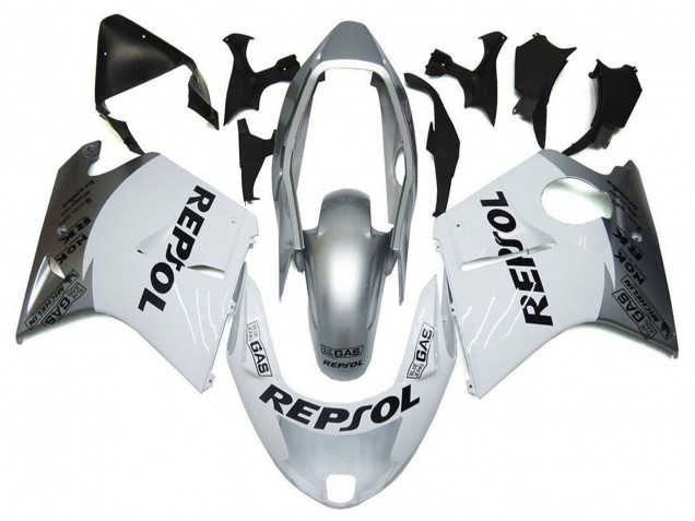 Billigste Honda CBR1100XX Blackbird Motorrad Verkleidung 1996-2007 - Silber Weiss Grau Schwarz Repsol