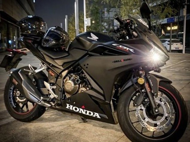 Billigste Honda CBR500R Motorrad Verkleidung 2019-2021 - Matt Schwarz