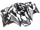 Billigste Honda CBR500R Motorrad Verkleidung 2019-2021 - Silber Matt Schwarz