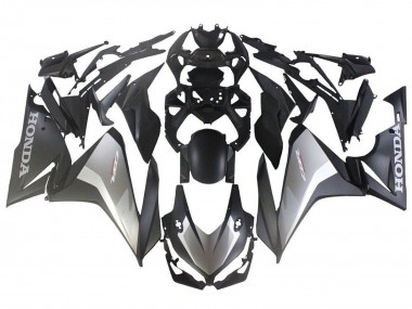 Billigste Honda CBR500R Abs Motorrad Verkleidungen 2022-2023 - Silber Grau Matt Schwarz
