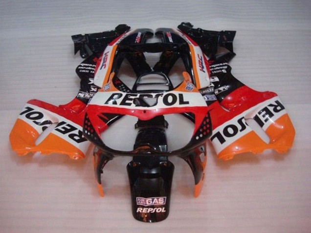 Billigste Honda CBR900RR 893 Motorrad Verkleidung 1994-1995 - Orange Weiss Rot Glanzendes Schwarz Repsol