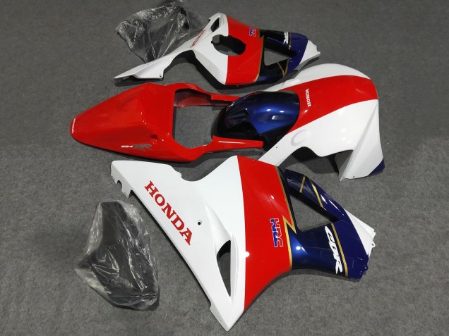 Billigste Honda CBR900RR 954 Motorrad Verkleidung 2002-2003 - Weiss Rot Blau Rennen