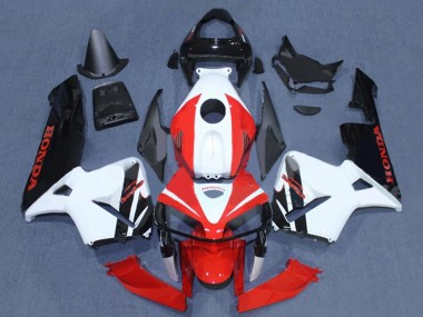 Billigste Honda CBR600RR Motorrad Verkleidung 2005-2006 - Schwarz Weiss Rot