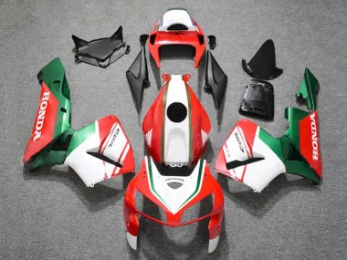 Billigste Honda CBR600RR Motorrad Verkleidung 2005-2006 - Matt Rot Weiss Grun