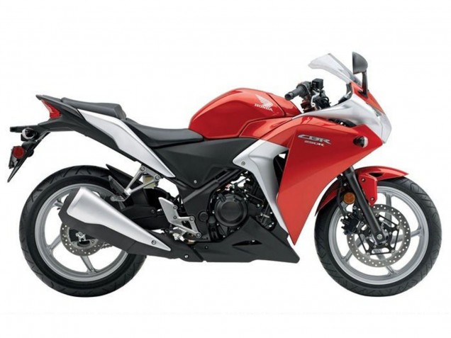 Billigste Honda CBR250RR Motorrad Verkleidung 2011-2015 - Silber Rosa