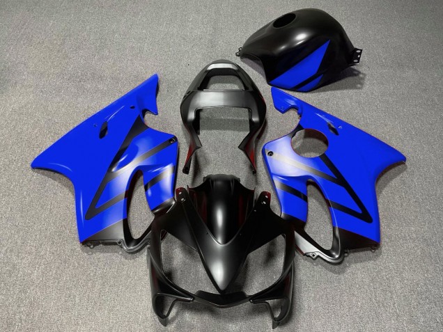 Billigste Honda CBR600 F4i Motorrad Verkleidung 2001-2003 - Blau Matt Schwarz