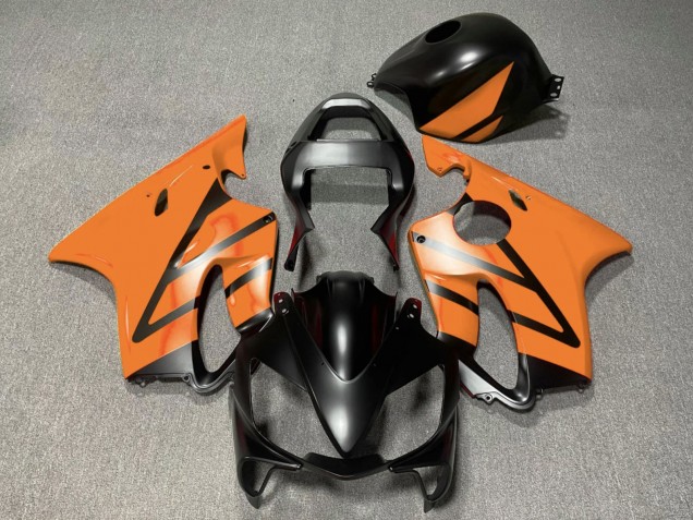 Billigste Honda CBR600 F4i Motorrad Verkleidung 2001-2003 - Orange Matt Schwarz