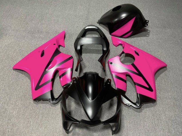 Billigste Honda CBR600 F4i Motorrad Verkleidung 2001-2003 - Rosa Matt Schwarz