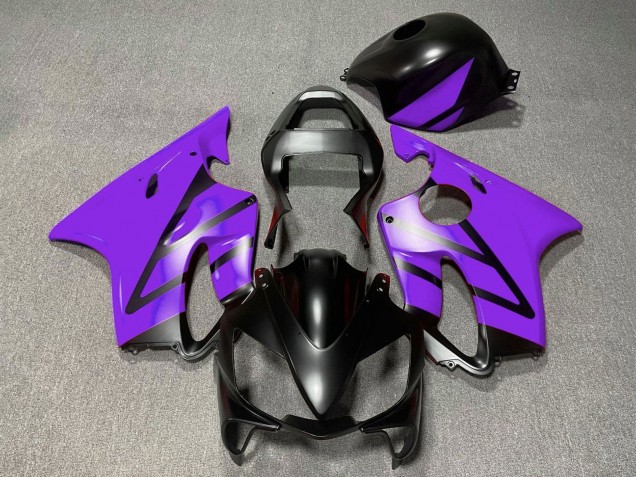 Billigste Honda CBR600 F4i Motorrad Verkleidung 2001-2003 - Lila Matt Schwarz