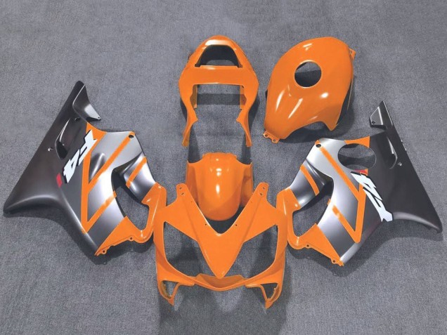 Billigste Honda CBR600 F4i Motorrad Verkleidung 2001-2003 - Silber Orange