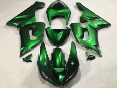 Billigste Kawasaki ZX6R Motorrad Verkleidung 2005-2006 - Bonbon Grun