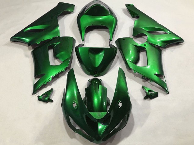 Billigste Kawasaki ZX6R Motorrad Verkleidung 2005-2006 - Bonbon Grun