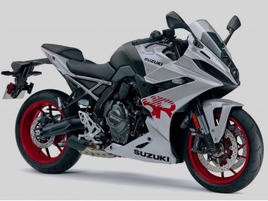 Billigste Suzuki GSX8R Motorrad Verkleidung 2024-2025 - Silber Schwarz Rot