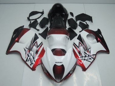 Billigste Suzuki GSXR1000 Motorrad Verkleidung 1996-2007 - Weiss Bonbon Rot Schwarz