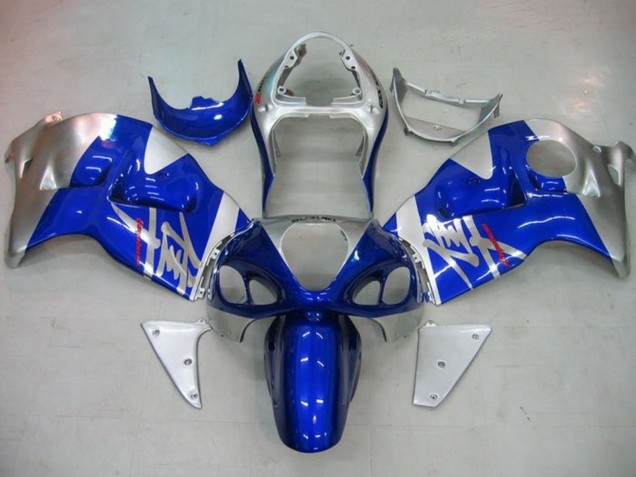 Billigste Suzuki GSXR 1300 Hayabusa Motorrad Verkleidung 1996-2007 - Blau Silber Rot
