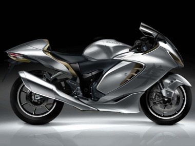 Billigste Suzuki GSXR 1300 Hayabusa Motorrad Verkleidung 2021-2025 - Silber