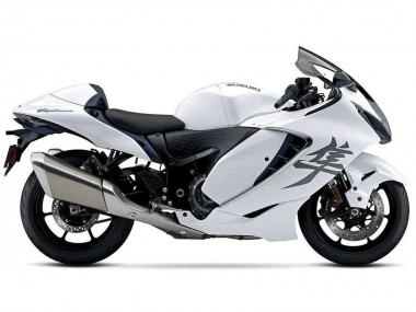 Billigste Suzuki GSXR 1300 Hayabusa Motorrad Verkleidung 2021-2025 - Weiss