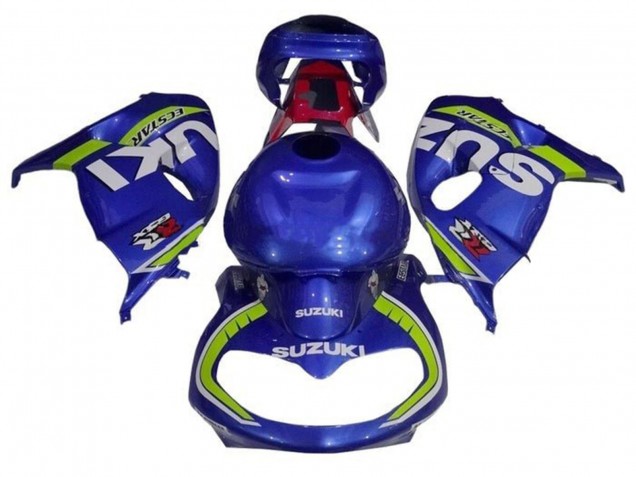 Billigste Suzuki TL1000R Motorrad Verkleidung 1998-2003 - Blau Weiss Neon Gelb