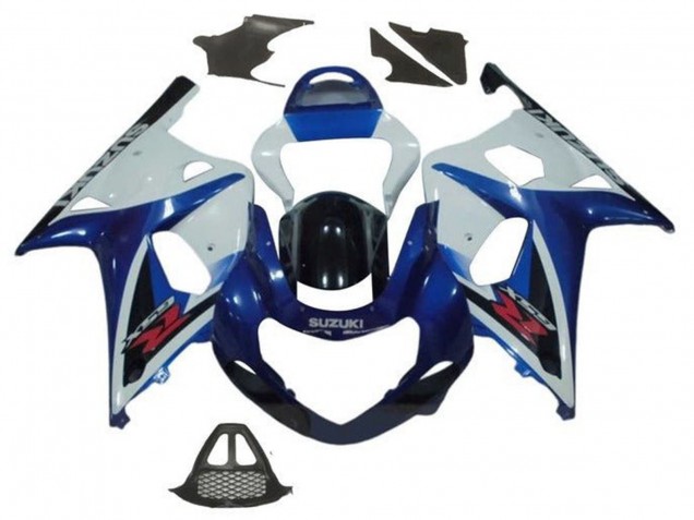 Billigste Suzuki GSXR1000 Motorrad Verkleidung 2000-2002 - Weiss Blau Schwarz Rot