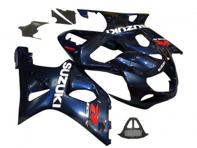Billigste Suzuki GSXR1000 Motorrad Verkleidung 2000-2002 - Dunkel Blau