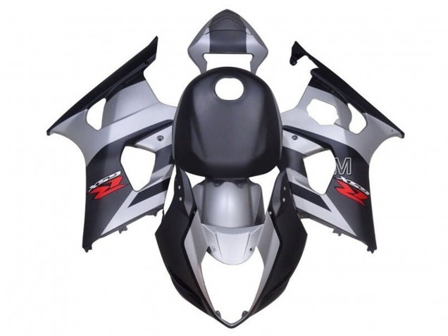 Billigste Suzuki GSXR 1000 Motorrad Verkleidung 2003-2004 - Silber Grau Schwarz Rot