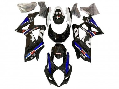 Billigste Suzuki GSXR 1000 Motorrad Verkleidung 2005-2006 - Schwarz Blau Weiss Rot Yoshimura