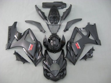 Billigste Suzuki GSXR 1000 Motorrad Verkleidung 2005-2006 - Glanzendes Schwarz Matt Schwarz Rot Weiss