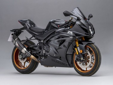 Billigste Suzuki GSXR 1000 Motorrad Verkleidung 2005-2006 - Matt Schwarz Phantom