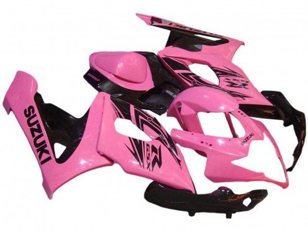 Billigste Suzuki GSXR 1000 Motorrad Verkleidung 2005-2006 - Rosa Schwarz