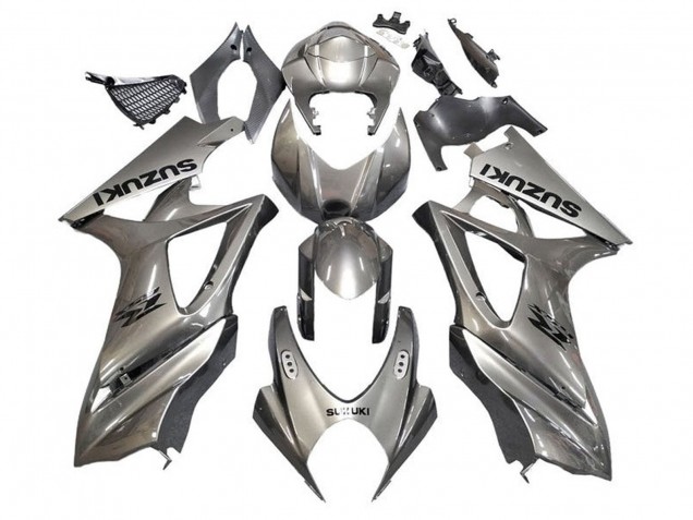 Billigste Suzuki GSXR 1000 Motorrad Verkleidung 2005-2006 - Silber