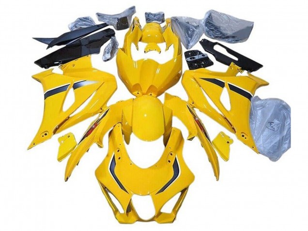 Billigste Suzuki GSXR1000 Motorrad Verkleidung 2017-2024 - Gelb