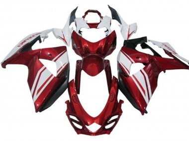 Billigste Suzuki GSXR 1000 Motorrad Verkleidung 2009-2016 - Weiss Rot