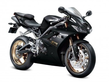 Billigste Triumph Daytona 675 Triple Motorrad Verkleidung 2006-2008 - Glanzendes Schwarz