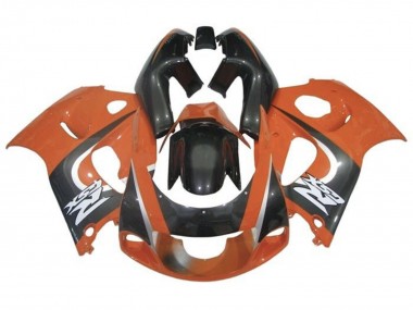 Billigste Suzuki GSXR 600 / GSXR 750 Motorrad Verkleidung 1996-2000 - Orange Schwarz