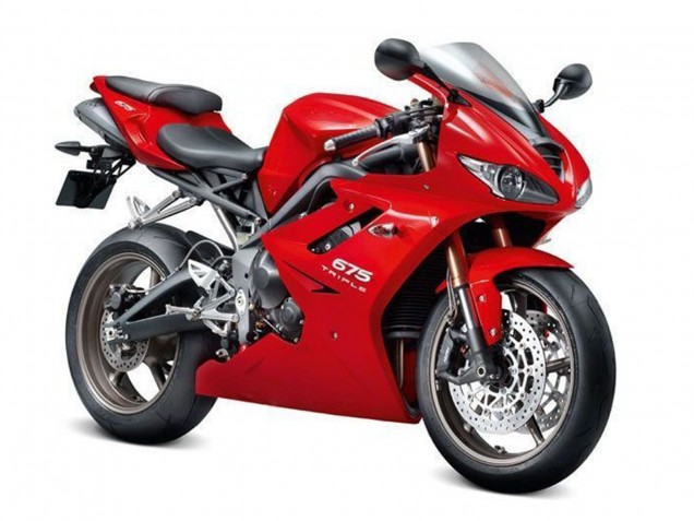Billigste Triumph Daytona 675 Triple Motorrad Verkleidung 2009-2012 - Rot