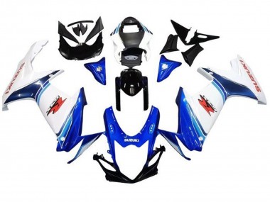 Billigste Suzuki GSXR 600 / GSXR 750 Motorrad Verkleidung 2011-2024 - Weiss Blau Glanzendes Schwarz Rot