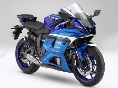 Billigste Yamaha YZF R7 Motorrad Verkleidung 2021-2024 - Matt Blau Matt Hellblau