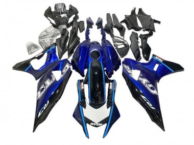 Billigste Yamaha YZF R7 Motorrad Verkleidung 2021-2024 - Blau Schwarz Hellblau