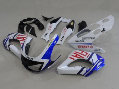 Billigste Yamaha YZF 1000R Thunderace Motorrad Verkleidung 1997-2007 - Weiss Blau Rot Fiat