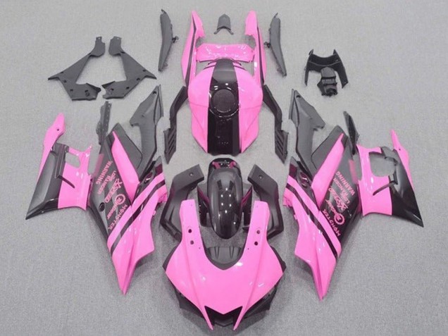 Billigste Yamaha YZF R3/R25 Motorrad Verkleidung 2022-2024 - Rosa Schwarz