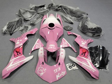 Billigste Yamaha YZF 1000 R1 Motorrad Verkleidung 2020-2025 - Rosa Weiss Kirby