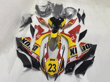 Billigste Yamaha YZF 1000 R1 Motorrad Verkleidung 2020-2025 - Weiss Gelb Rot Schwarz