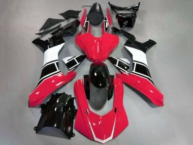 Billigste Yamaha YZF 1000 R1 Motorrad Verkleidung 2020-2025 - Rot Weiss Glanzendes Schwarz