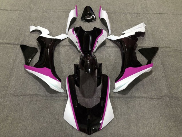 Billigste Yamaha YZF 1000 R1 Motorrad Verkleidung 2020-2025 - Weiss Rosa Glanzendes Schwarz